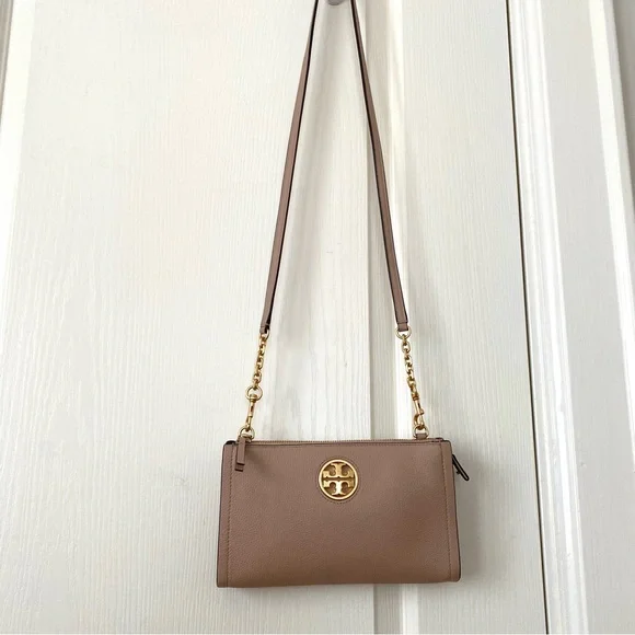 Tory Burch Tan Leather Crossbody Bag - Picture 2 of 13